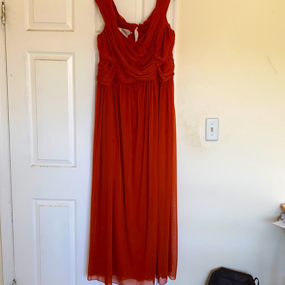 David’s Bridal bridesmaids dress.